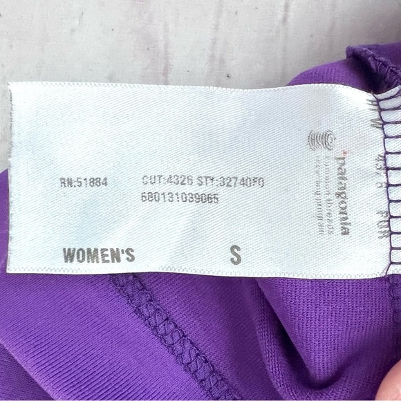Patagonia Purple Seabrook Bandba Twist Front V-Neck Activewear Sleeveless Top - Picture 11 of 11